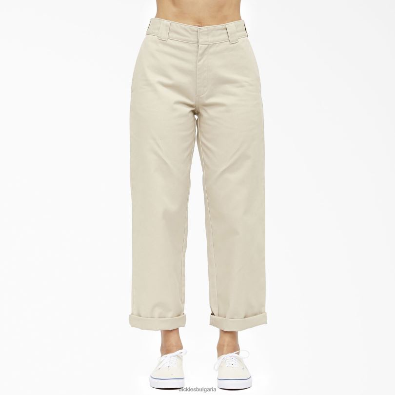 деца Dickies работни скъсени панталони с висока талия 26" за младежи, каки каки (kh) работно облекло R2PH82716