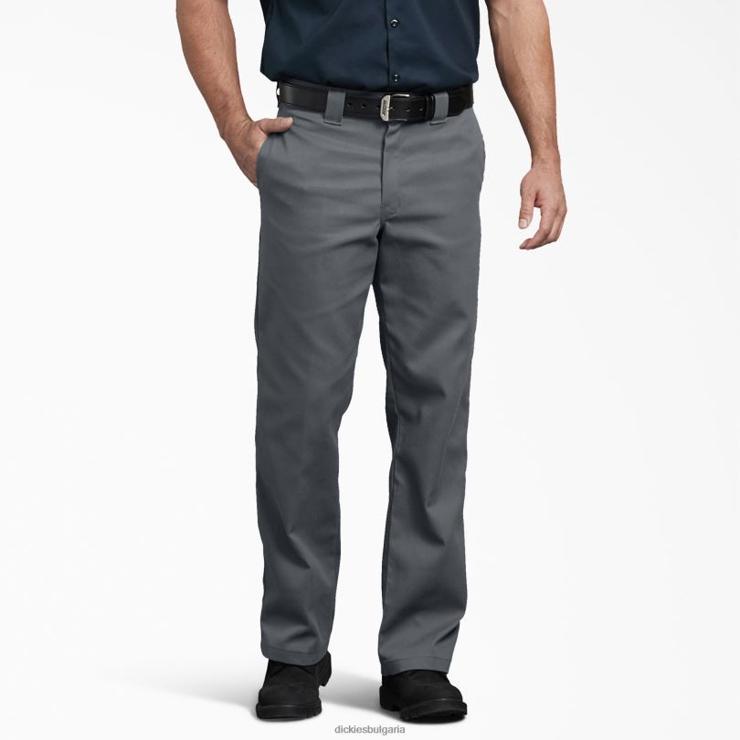 мъже Dickies 874 гъвкав работен панталон въглен сиво (ch) работно облекло R2PH822