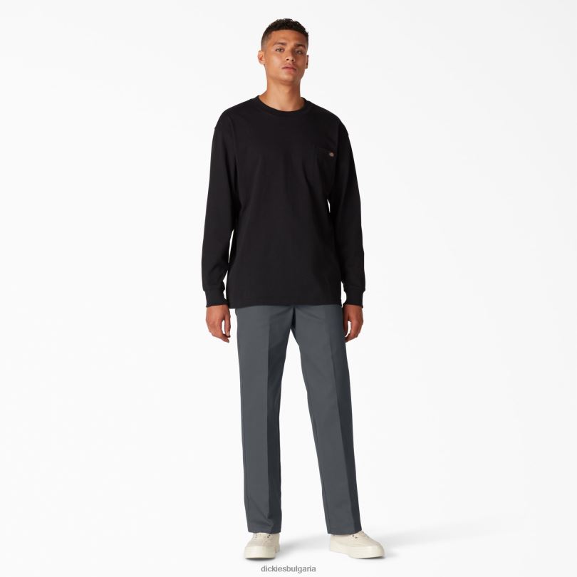 мъже Dickies оригинален работен панталон 874 въглен сиво (ch) работно облекло R2PH83