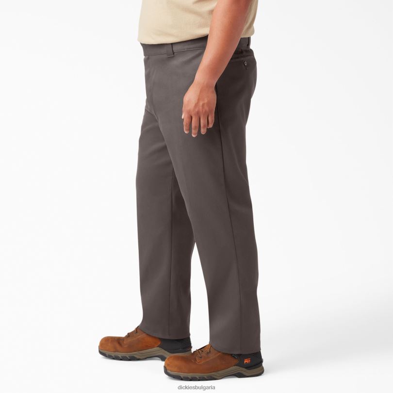 мъже Dickies 874 гъвкав работен панталон тъмно кафяво (db) работно облекло R2PH823