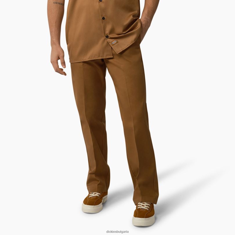 мъже Dickies оригинален работен панталон 874 кафява патица (wsd) работно облекло R2PH820
