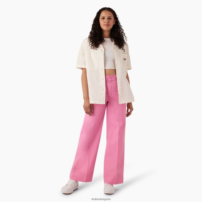 Жени Dickies работни панталони с широки крачоли редовен работно облекло R2PH81753