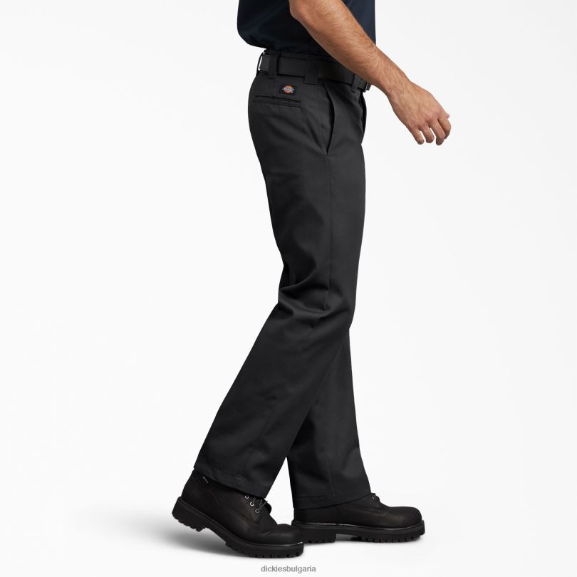 мъже Dickies прилепнали работни панталони черно (bk) работно облекло R2PH8113