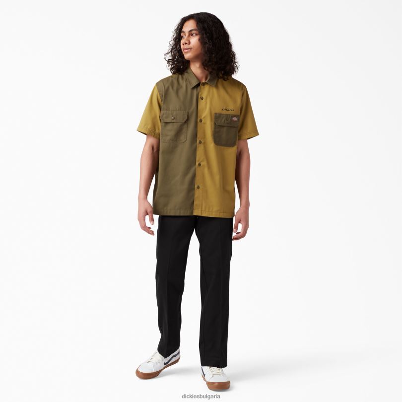 мъже Dickies прилепнали работни панталони черно (bk) работно облекло R2PH8113