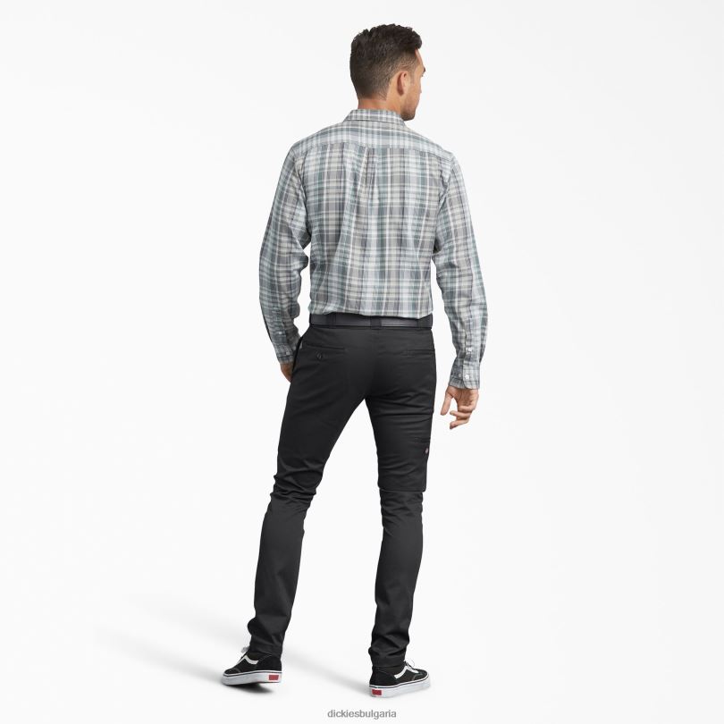 мъже Dickies тесни работни панталони черно (bk) работно облекло R2PH8147