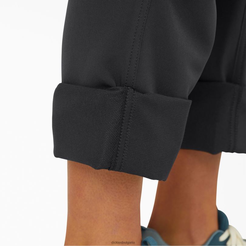 Жени Dickies охлаждащи навиващи се панталони черно (bk) работно облекло R2PH81618