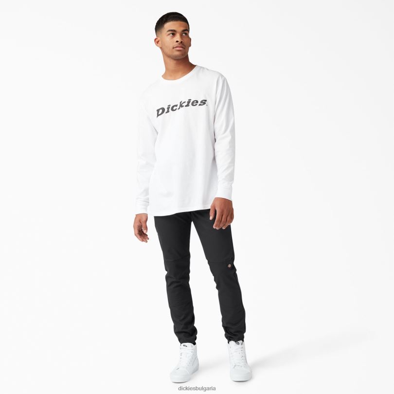 мъже Dickies тесни работни панталони с двойно коляно черно (bk) работно облекло R2PH841