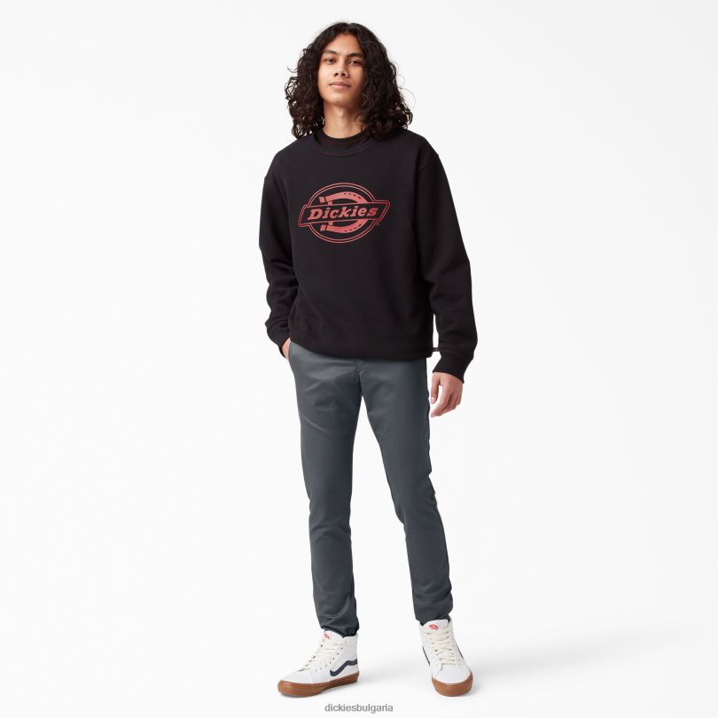 мъже Dickies тесни работни панталони въглен сиво (ch) работно облекло R2PH8148