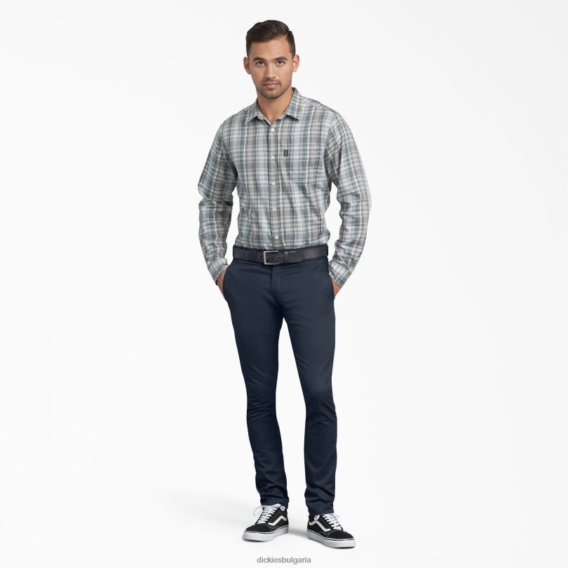 мъже Dickies тесни работни панталони тъмно синьо (dn) работно облекло R2PH8149