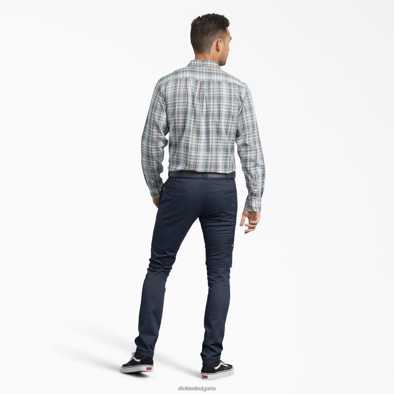 мъже Dickies тесни работни панталони тъмно синьо (dn) работно облекло R2PH8149