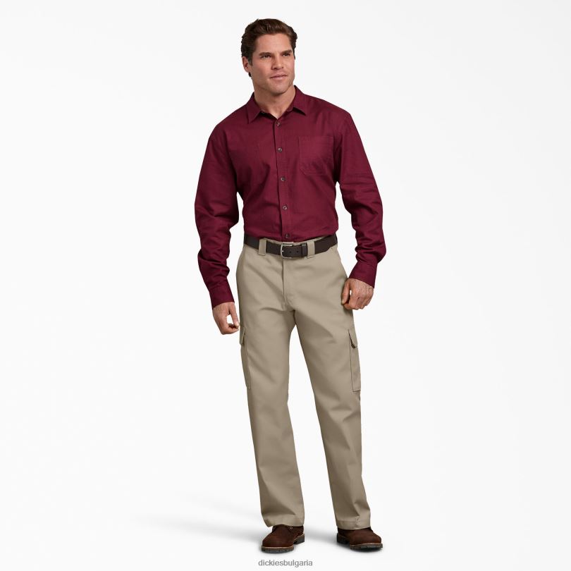 мъже Dickies спокоен работен панталон карго пустинен пясък (ds) работно облекло R2PH8128