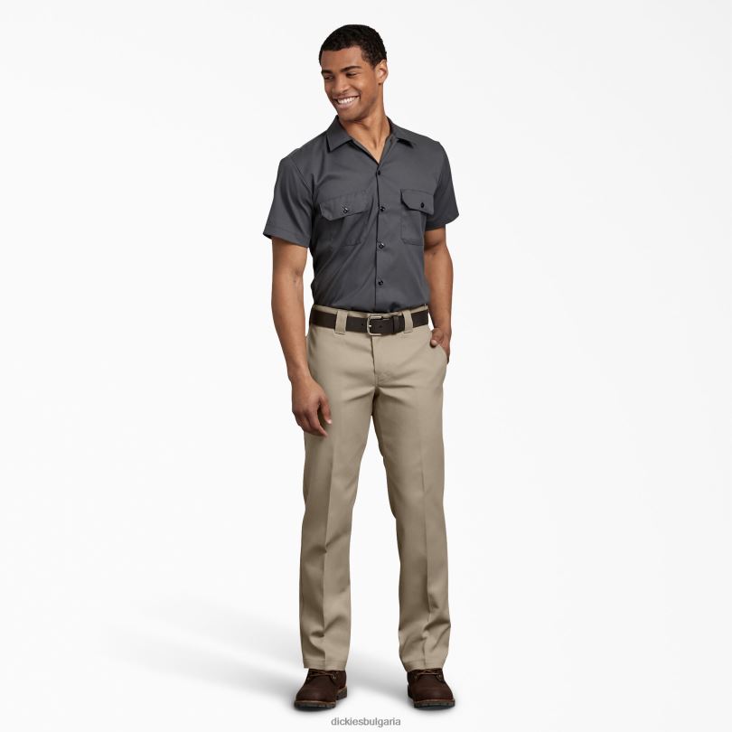 мъже Dickies гъвкав тънък работен панталон пустинен пясък (ds) работно облекло R2PH8155
