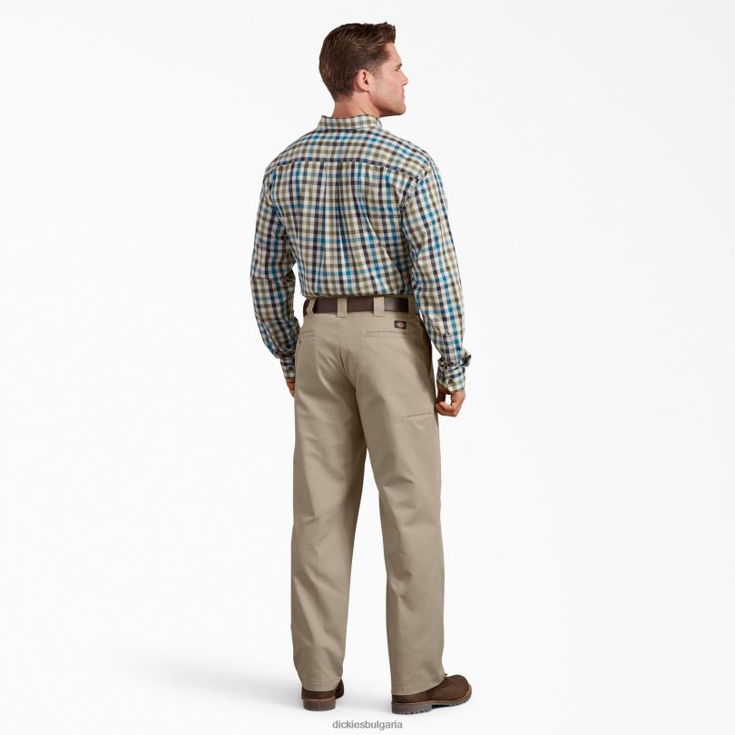 мъже Dickies стандартни панталони с активна талия пустинен пясък (ds) работно облекло R2PH8171