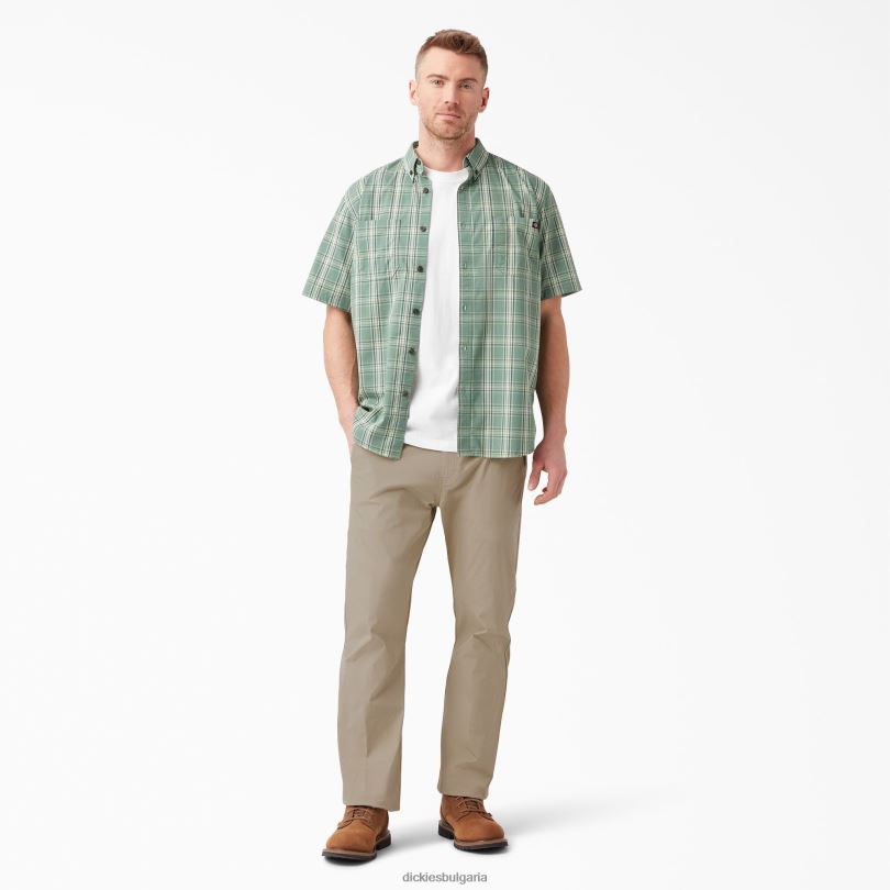 мъже Dickies охлаждащи хибридни помощни панталони пустинен пясък (ds) работно облекло R2PH863