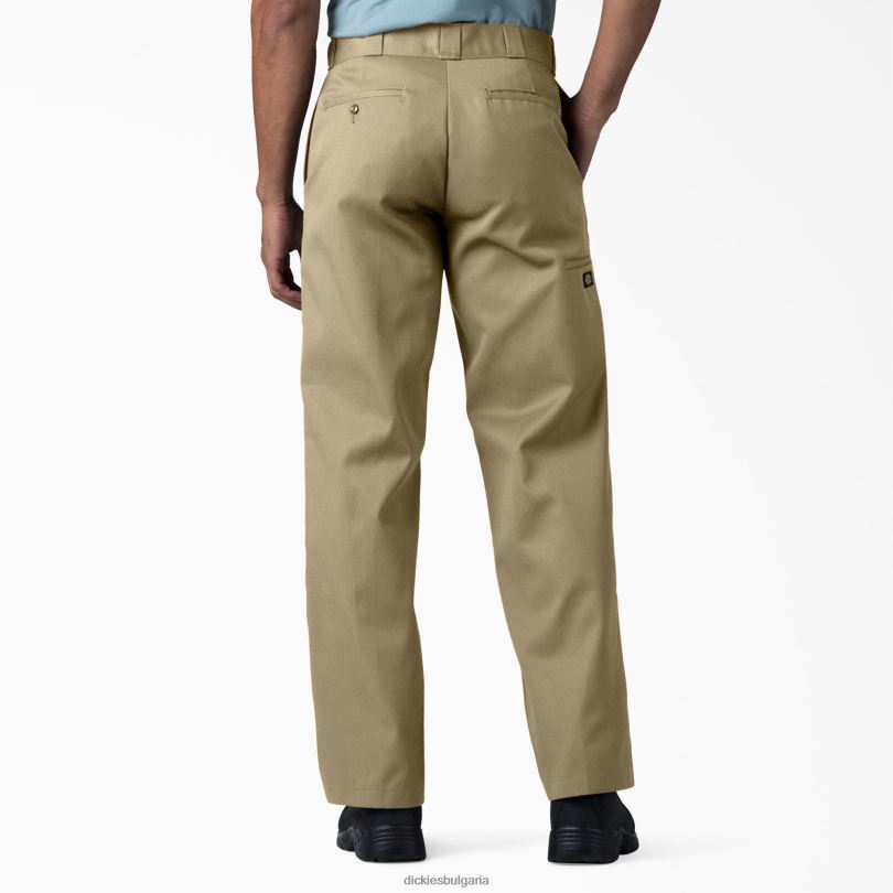 мъже Dickies свободен работен панталон с двойно коляно каки (kh) работно облекло R2PH830
