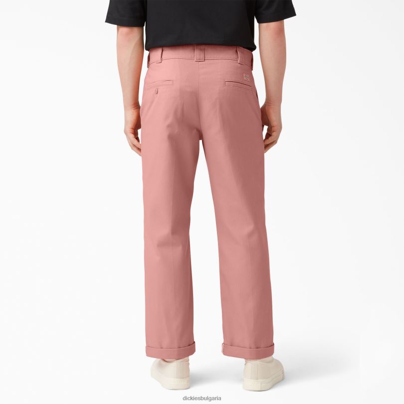мъже Dickies обикновени работни панталони от кепър с маншети каменна розета (s2r) работно облекло R2PH8289