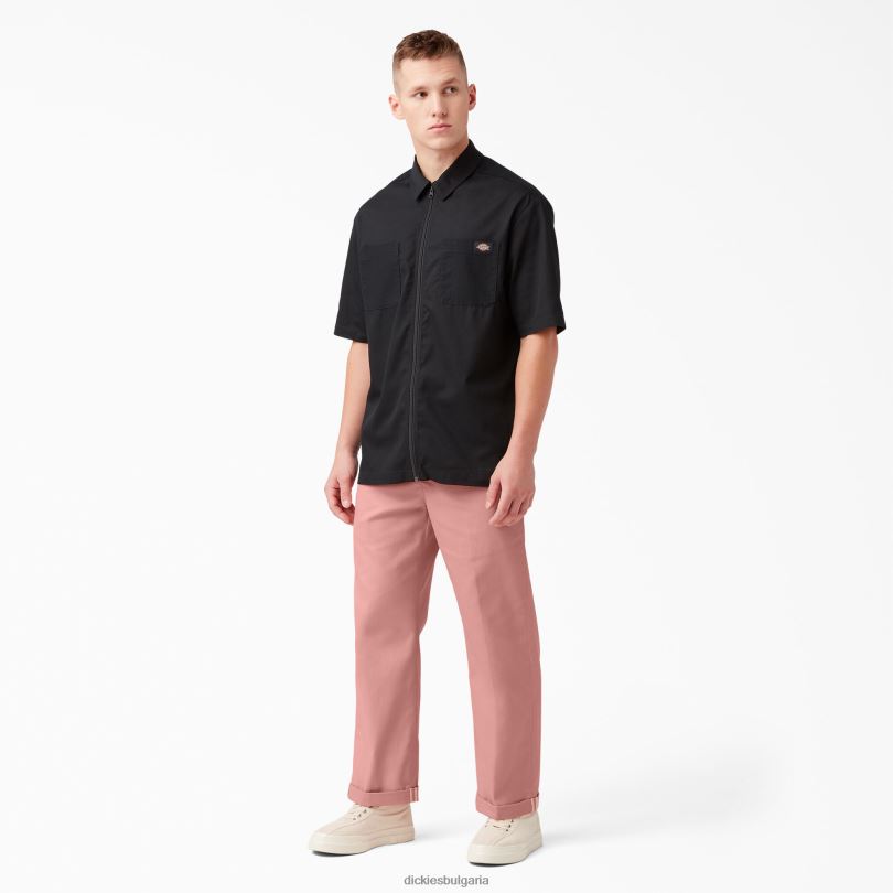 мъже Dickies обикновени работни панталони от кепър с маншети каменна розета (s2r) работно облекло R2PH8289