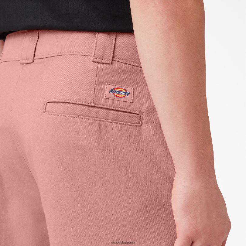 мъже Dickies обикновени работни панталони от кепър с маншети каменна розета (s2r) работно облекло R2PH8289