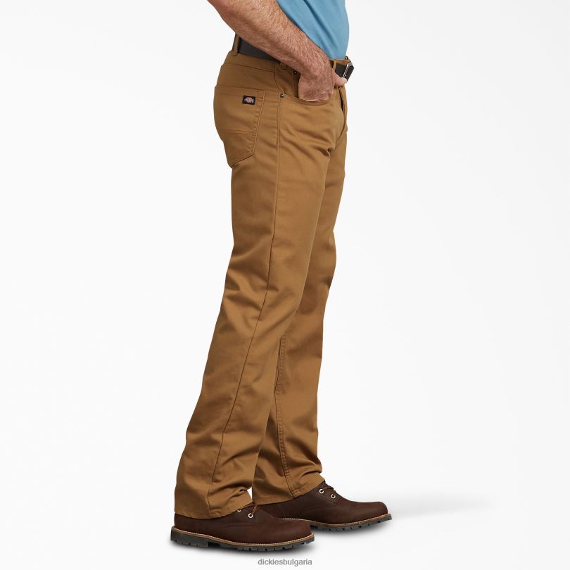 мъже Dickies патешки панталони с нормална кройка каменна кафява патица (sbd) работно облекло R2PH8135