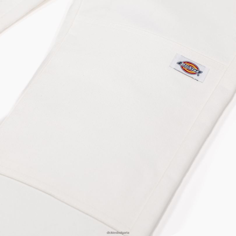мъже Dickies тесни работни панталони с двойно коляно бяло (wh) работно облекло R2PH849