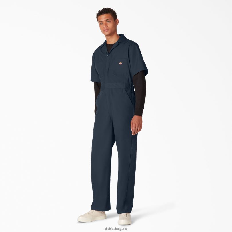 мъже Dickies гащеризон с къс ръкав къс работно облекло R2PH8324