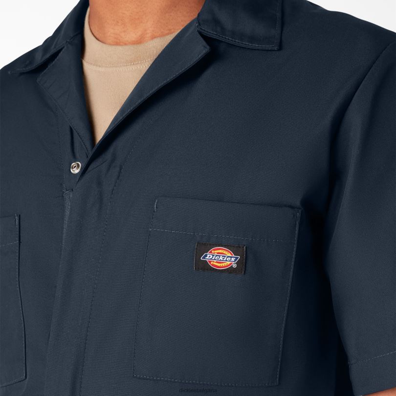мъже Dickies гащеризон с къс ръкав къс работно облекло R2PH8324