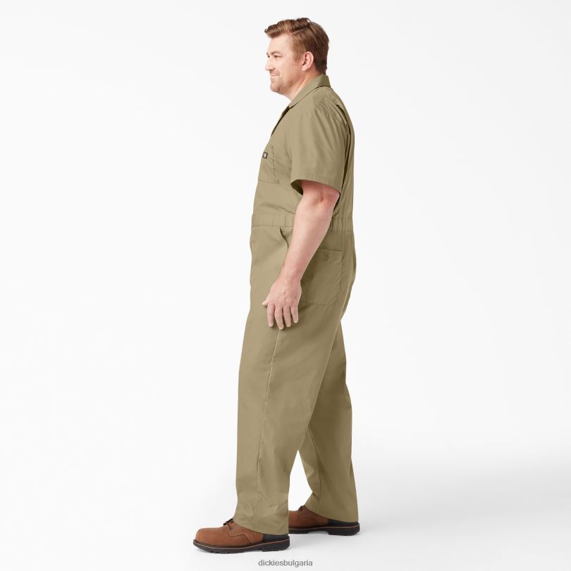 мъже Dickies гащеризон с къс ръкав къс работно облекло R2PH8326