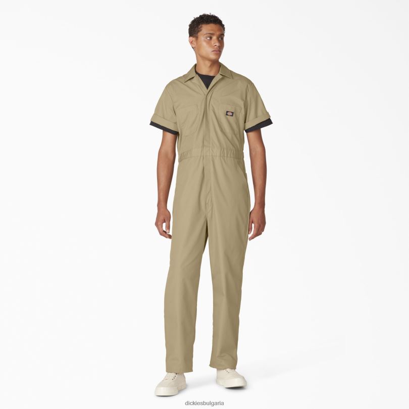 мъже Dickies гащеризон с къс ръкав къс работно облекло R2PH8326
