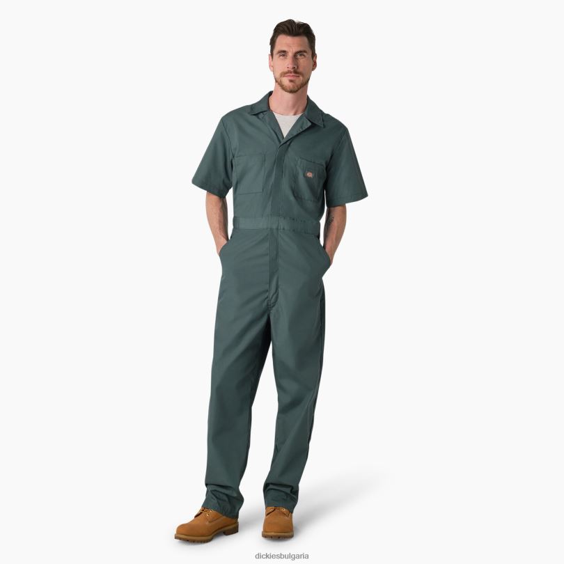 мъже Dickies гащеризон с къс ръкав къс работно облекло R2PH8327