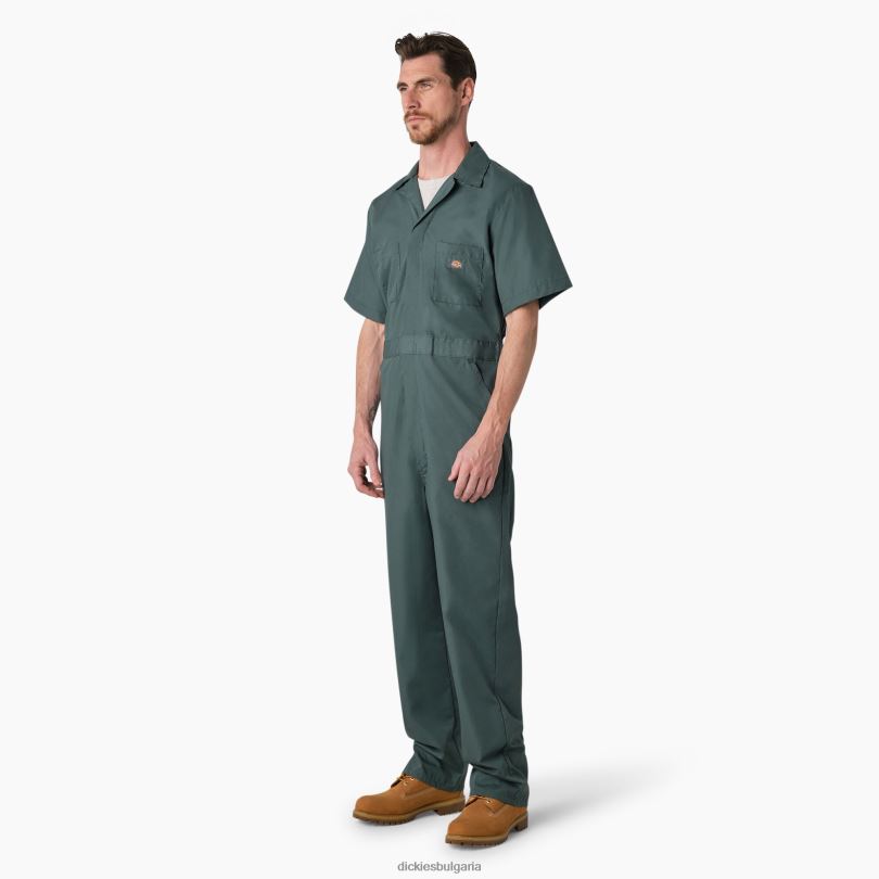 мъже Dickies гащеризон с къс ръкав къс работно облекло R2PH8327