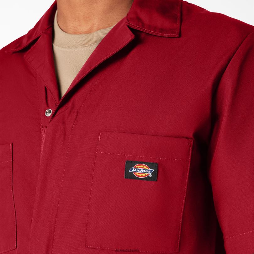 мъже Dickies гащеризон с къс ръкав къс работно облекло R2PH8329
