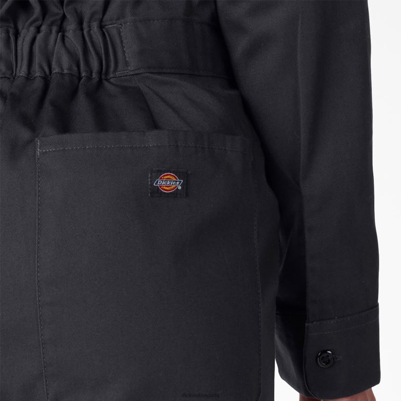 Жени Dickies гащеризон с дълъг ръкав черно (bk) работно облекло R2PH81930
