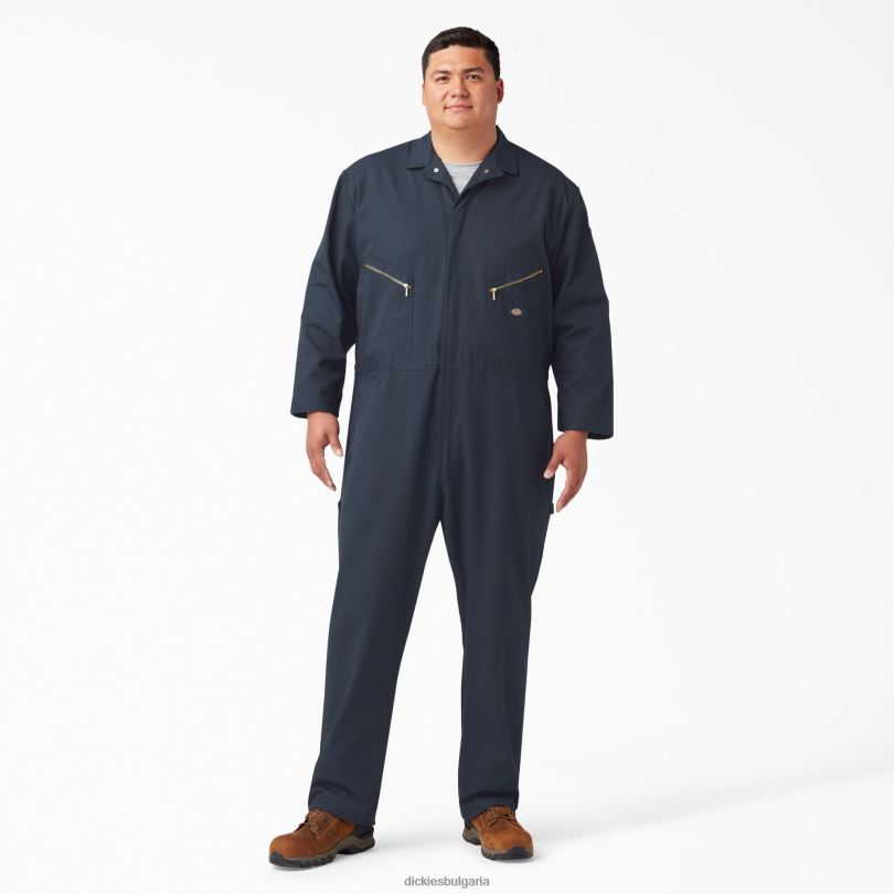 мъже Dickies луксозен комбинезон с дълъг ръкав тъмно синьо (dn) работно облекло R2PH81235