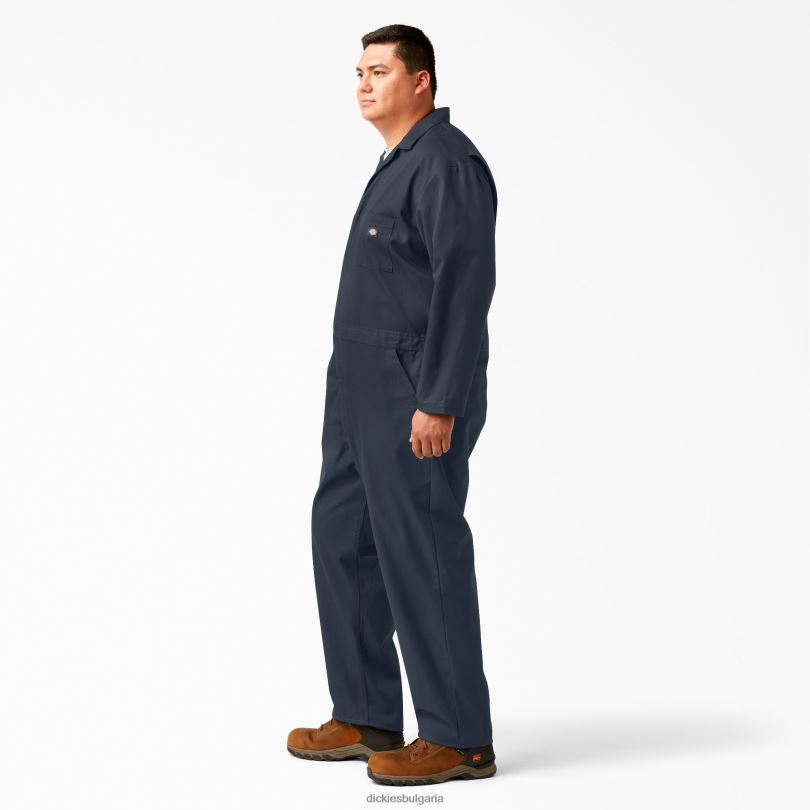 мъже Dickies гащеризон с дълъг ръкав тъмно синьо (dn) работно облекло R2PH81270