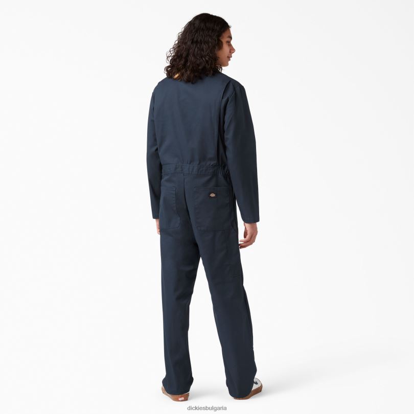 мъже Dickies гащеризон с дълъг ръкав тъмно синьо (dn) работно облекло R2PH81270