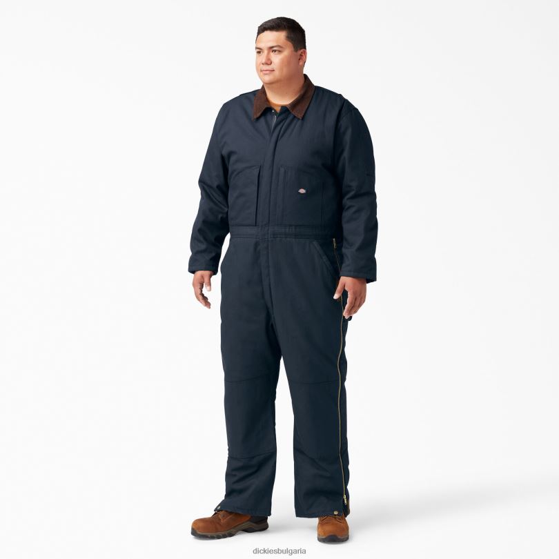 мъже Dickies гащеризон с изолация на патица тъмно синьо (dn) работно облекло R2PH81350