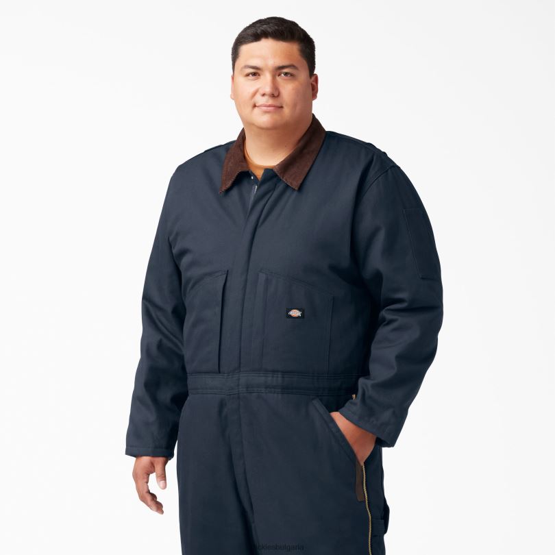 мъже Dickies гащеризон с изолация на патица тъмно синьо (dn) работно облекло R2PH81350