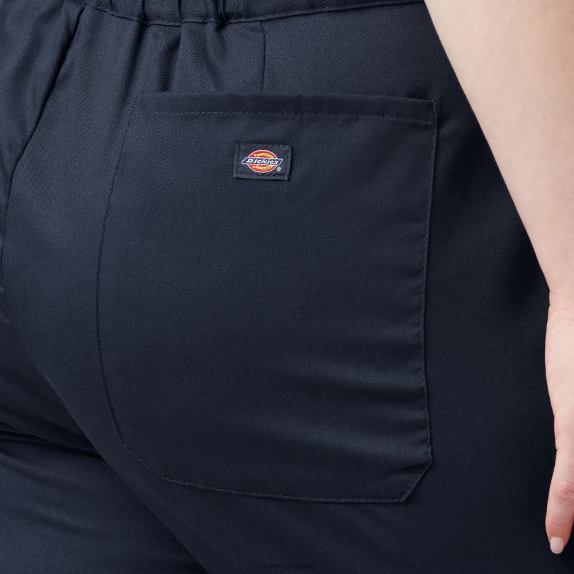 Жени Dickies плюс гъвкав, охлаждащ гащеризон с къси ръкави тъмно синьо (dn) работно облекло R2PH81551
