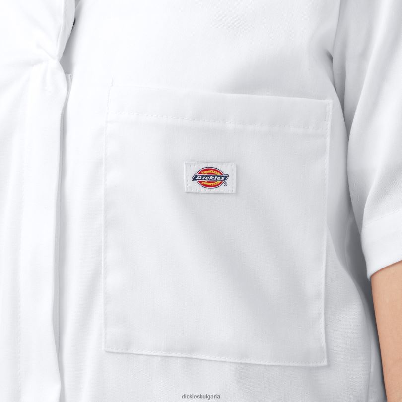 Жени Dickies охлаждащ гащеризон с къс ръкав бяло (wh) работно облекло R2PH81548