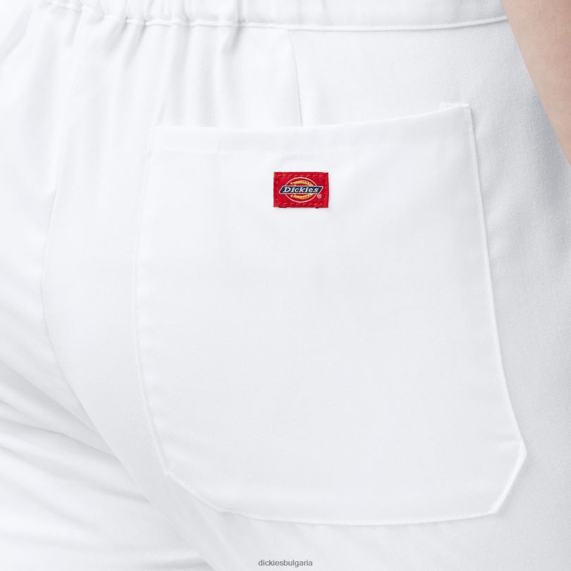 Жени Dickies плюс гъвкав, охлаждащ гащеризон с къси ръкави бяло (wh) работно облекло R2PH81554
