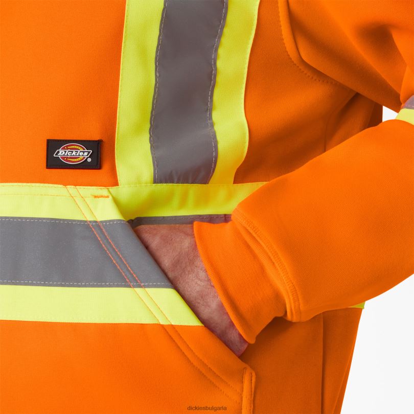 унисекс Dickies здравей vis предпазна качулка ansi оранжево (ao) работно облекло R2PH81458