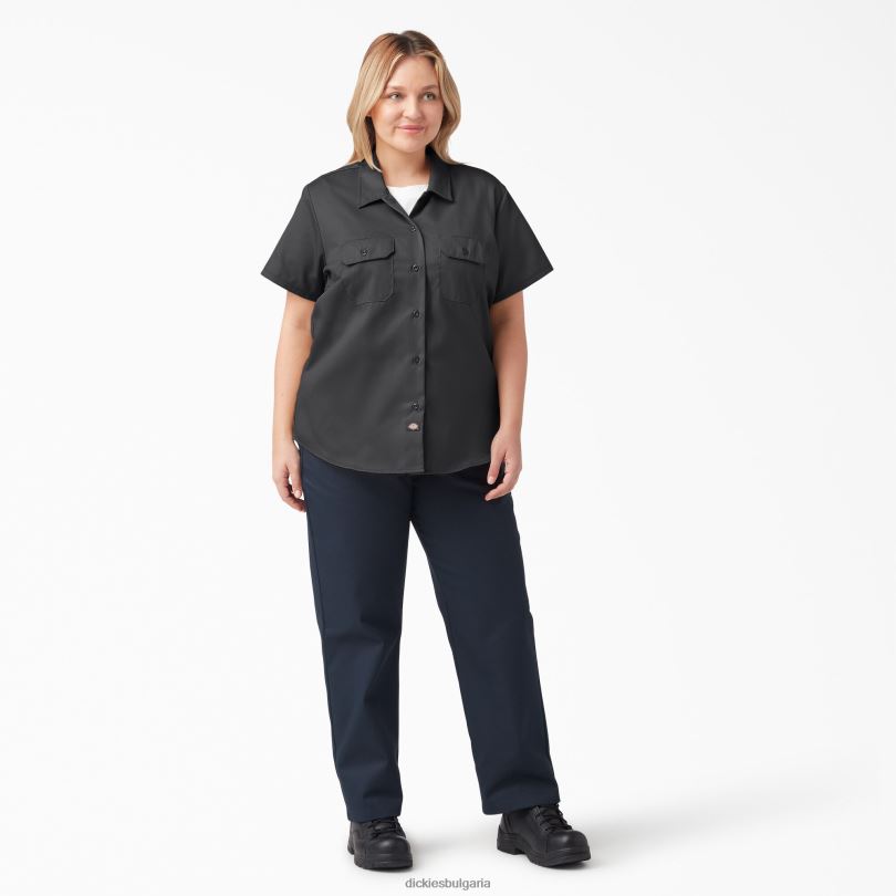 Жени Dickies плюс 574 оригинална работна риза черен (bsk) работно облекло R2PH81537