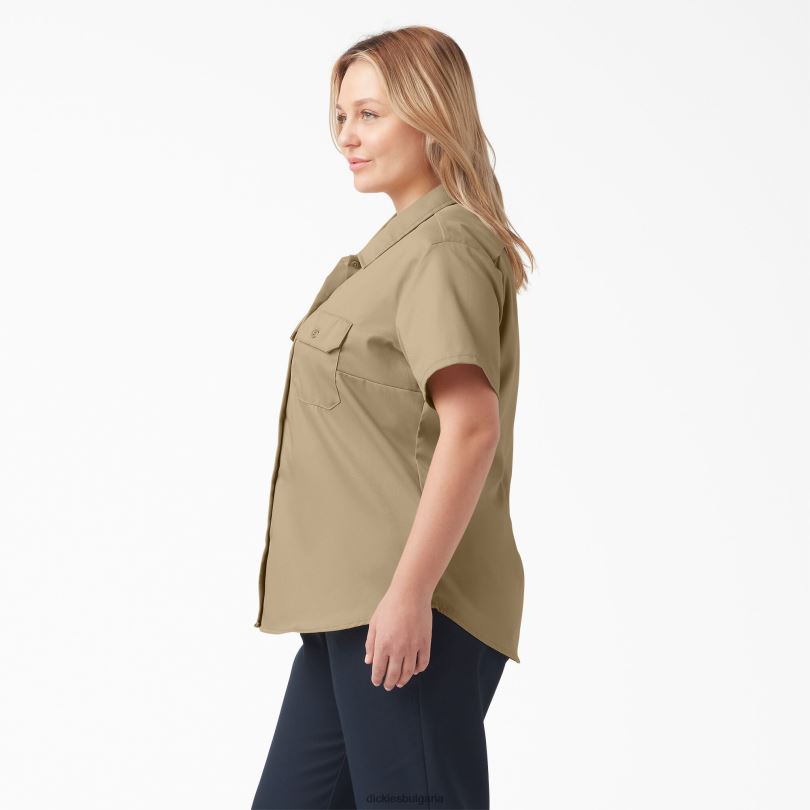Жени Dickies плюс 574 оригинална работна риза военно каки (ksh) работно облекло R2PH81538