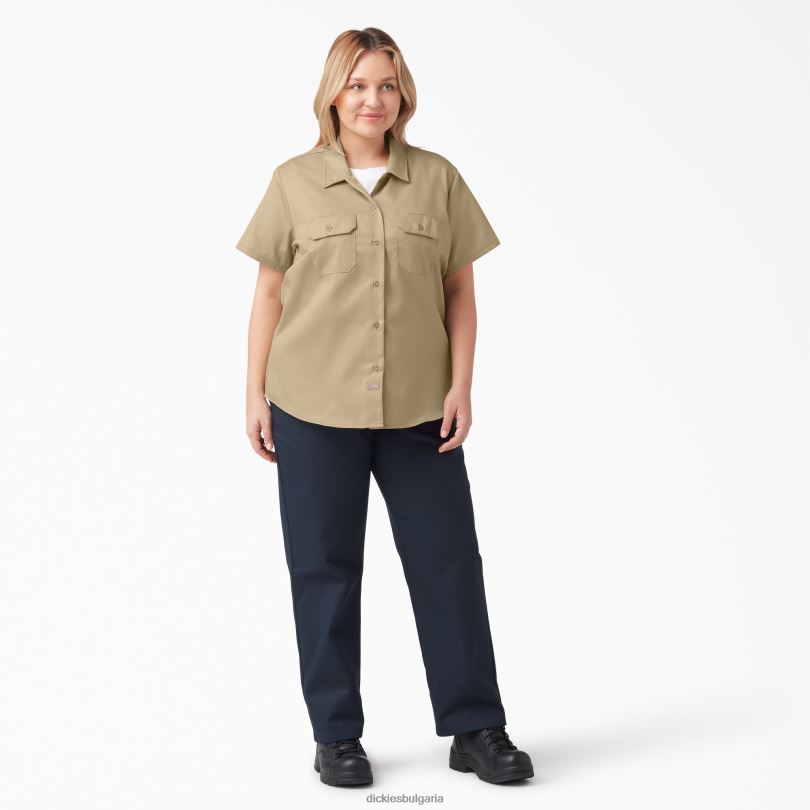 Жени Dickies плюс 574 оригинална работна риза военно каки (ksh) работно облекло R2PH81538