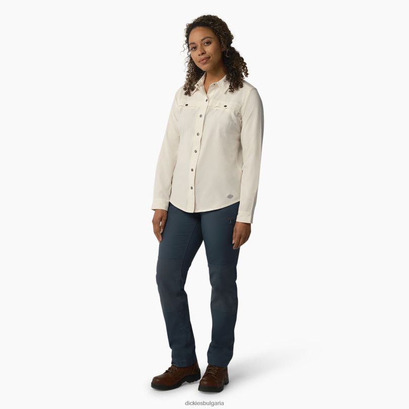Жени Dickies охлаждаща работна риза антично бяло (adw) работно облекло R2PH81671