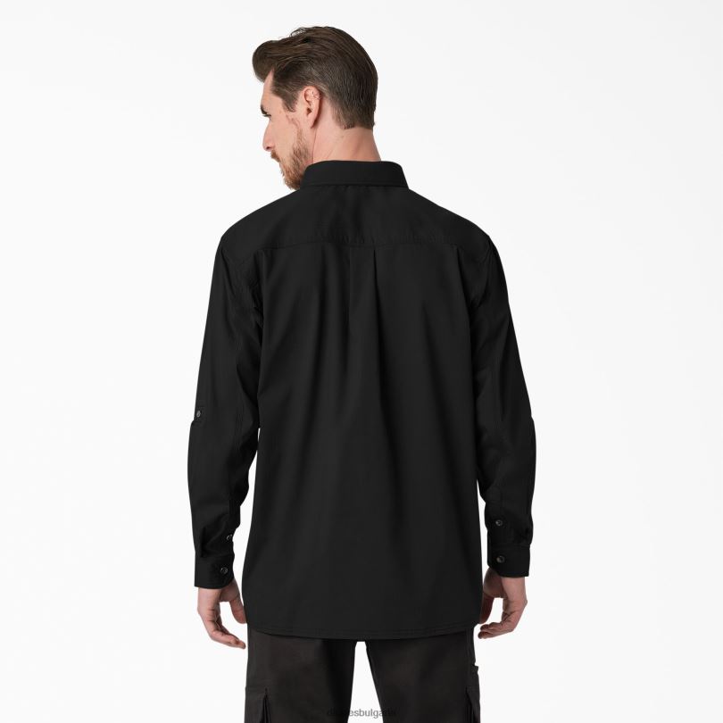 мъже Dickies риза duratech ranger ripstop черно (bk) работно облекло R2PH8686