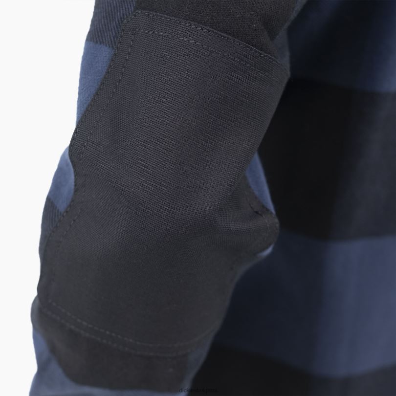 Жени Dickies фланелена риза duratech renegade мастилено синьо биволско каре (a1c) работно облекло R2PH81998