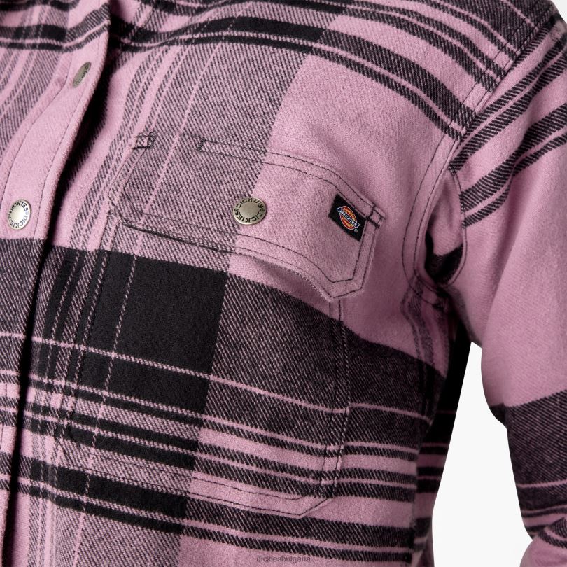 Жени Dickies фланелена риза duratech renegade grapeade windowpane plaid (c1v) работно облекло R2PH82001