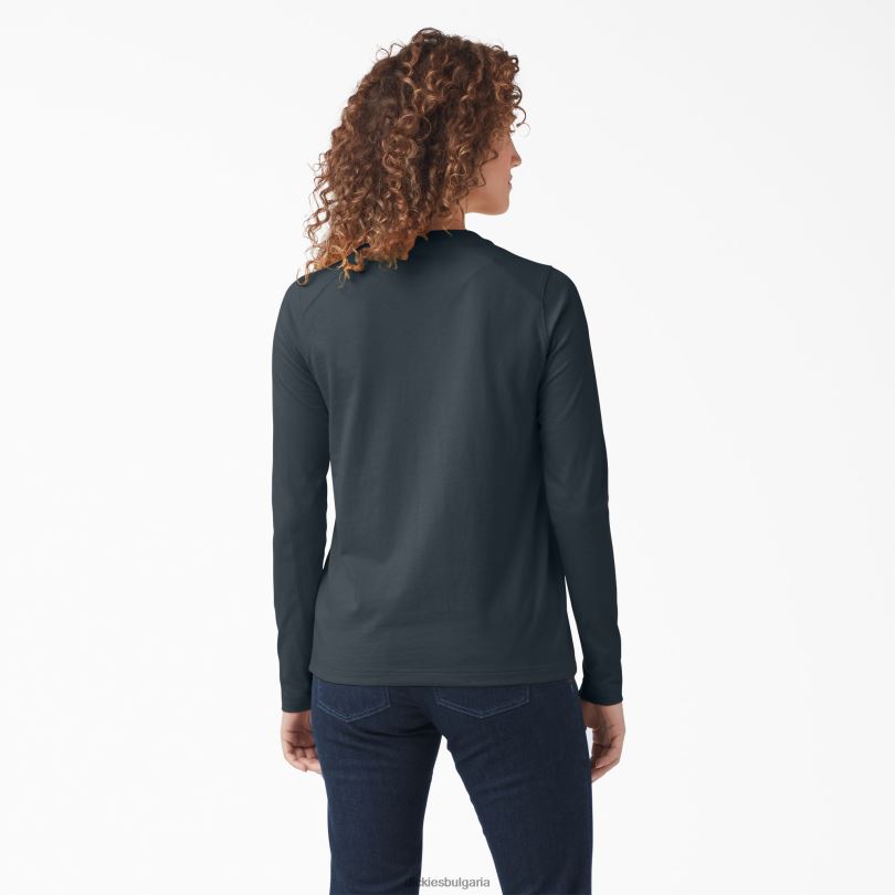 Жени Dickies Хенли в тежка категория горски пирен (f1h) работно облекло R2PH82197