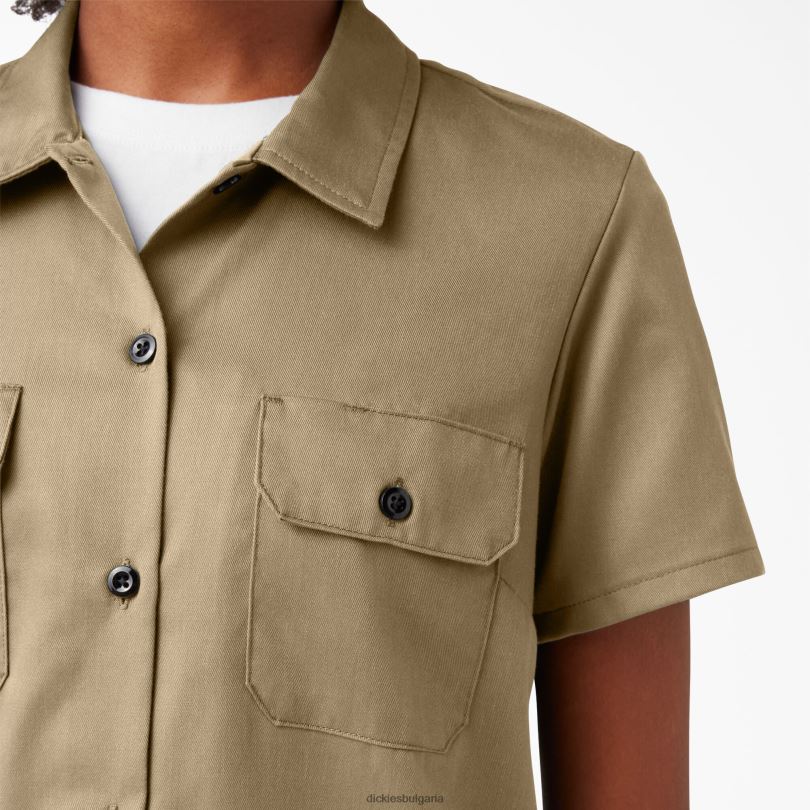 Жени Dickies 574 оригинална работна риза военно каки (ksh) работно облекло R2PH81533